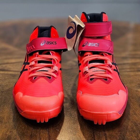 Asics Javelin Pro 3 Spikes Sunrise Red Black Men's 10 Track Field Shoes 1093A180 - Picture 4 of 12